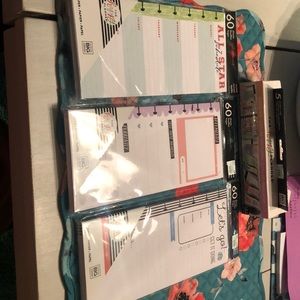 Happy planner lists and stickers NWT